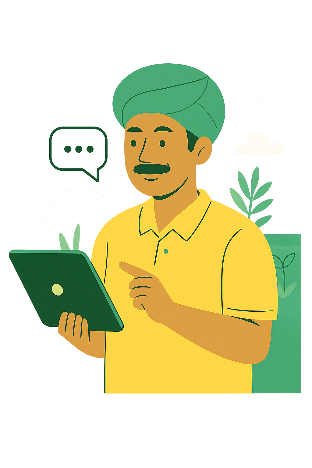 Farmer Illustration